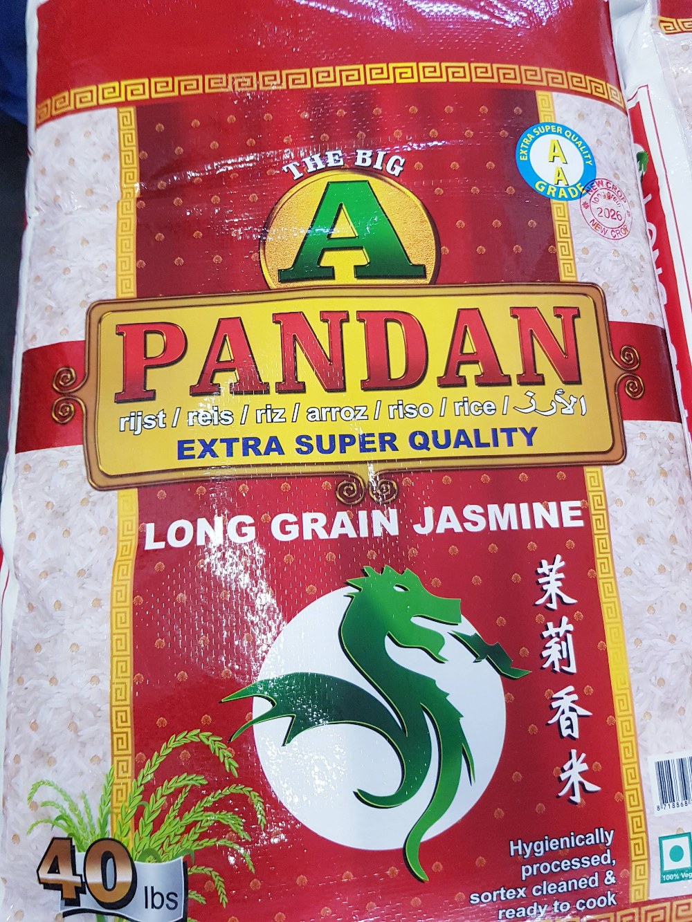 Pandan Langkorn-Jasminreis AAA - 20kg