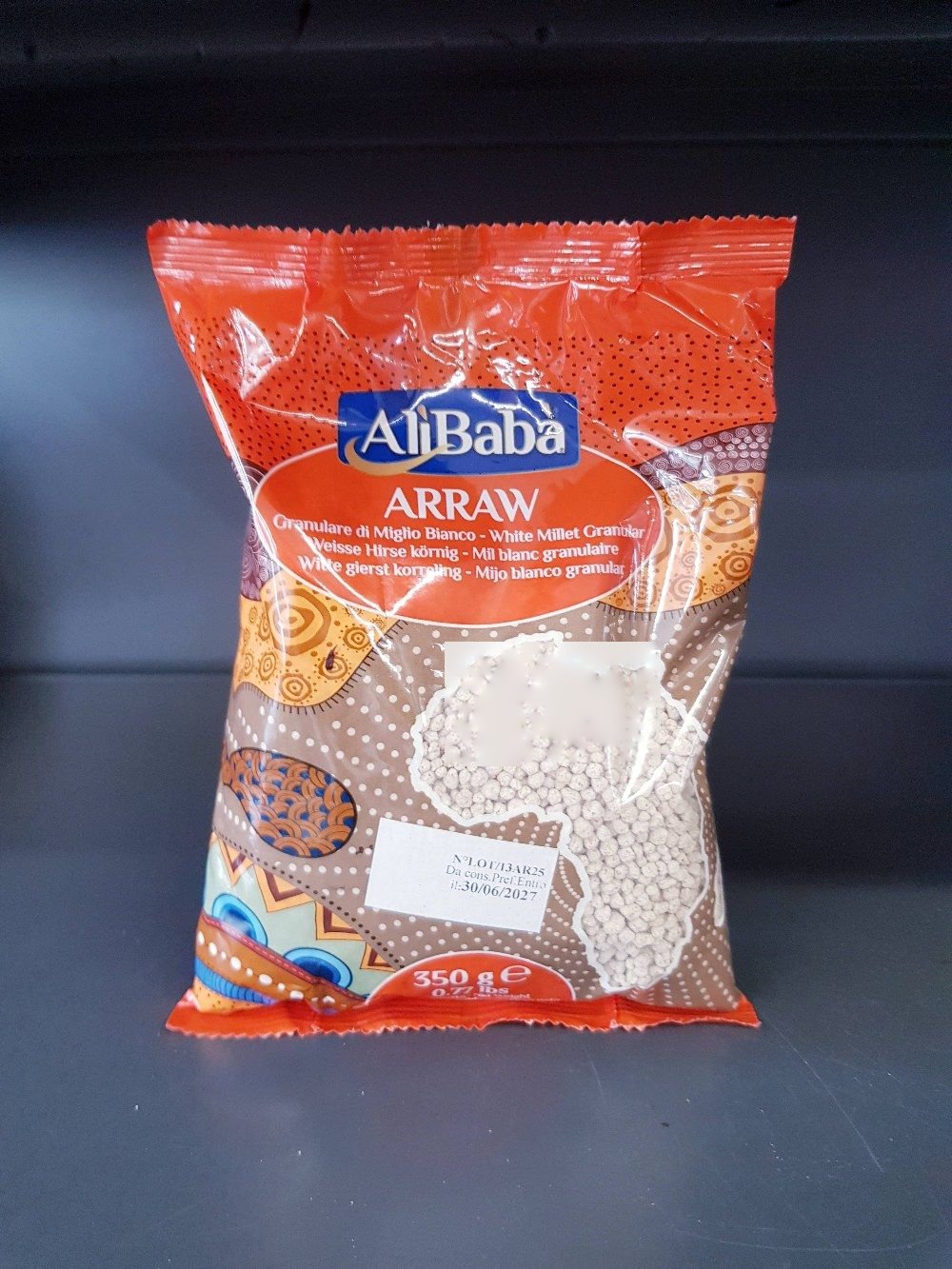 Arraw Ali Baba - Weißes Hirsekorn Granulat 350g