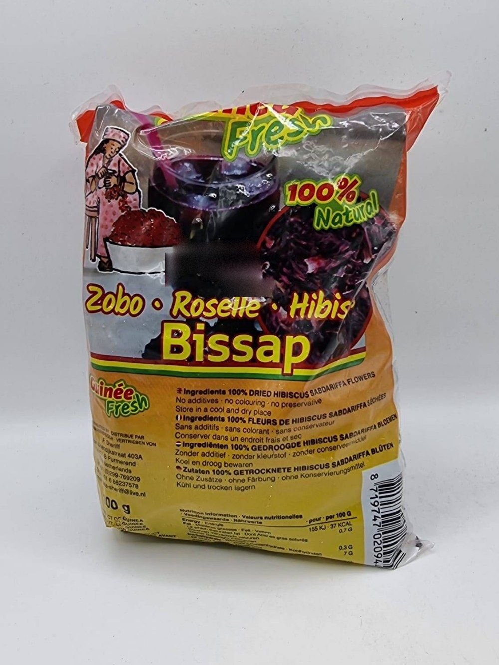 Getrocknete Hibiskusblüten Bissap Fresh 100g