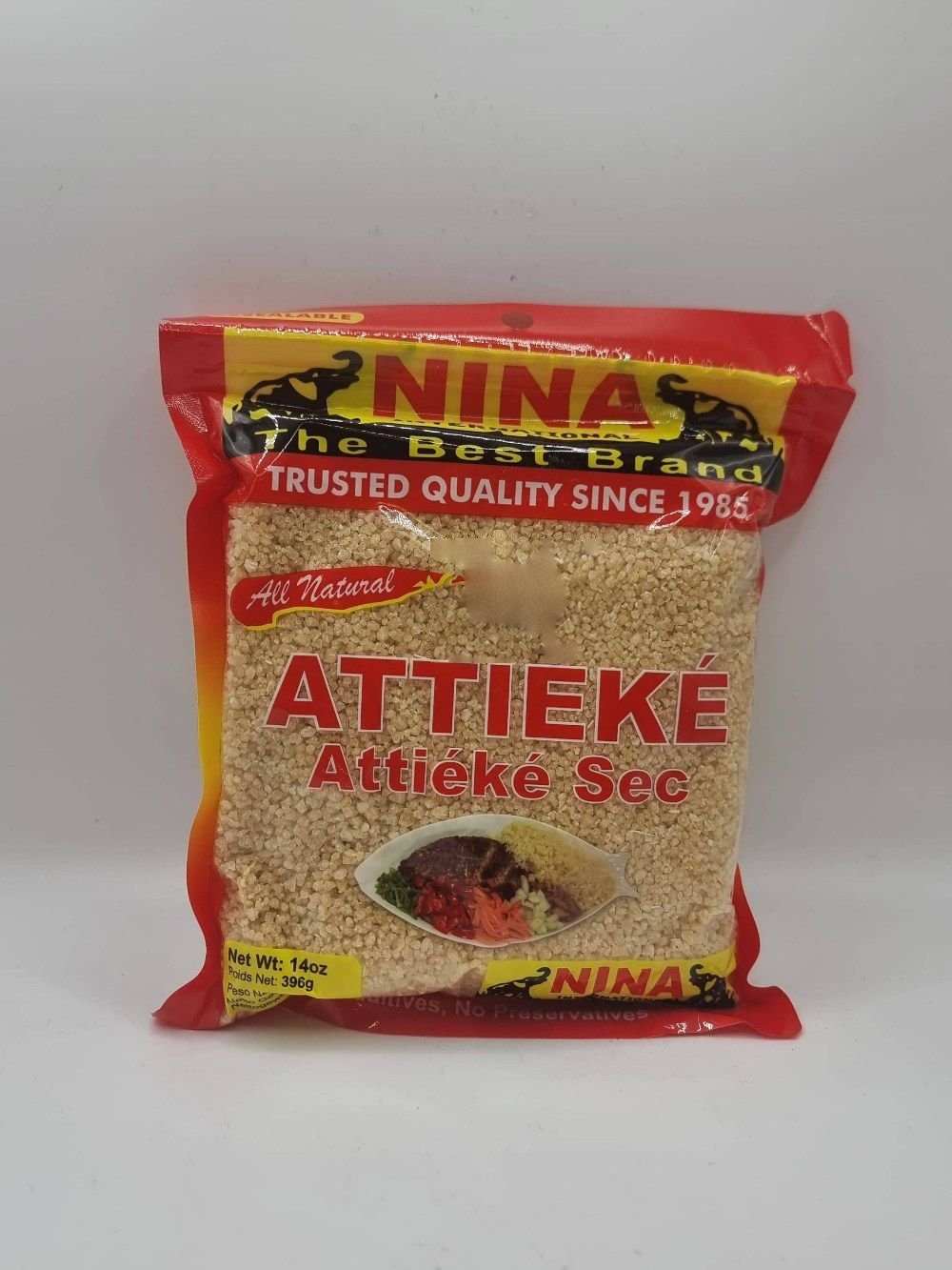 NINA Attieké Sec (Maniok-Couscous) 396g