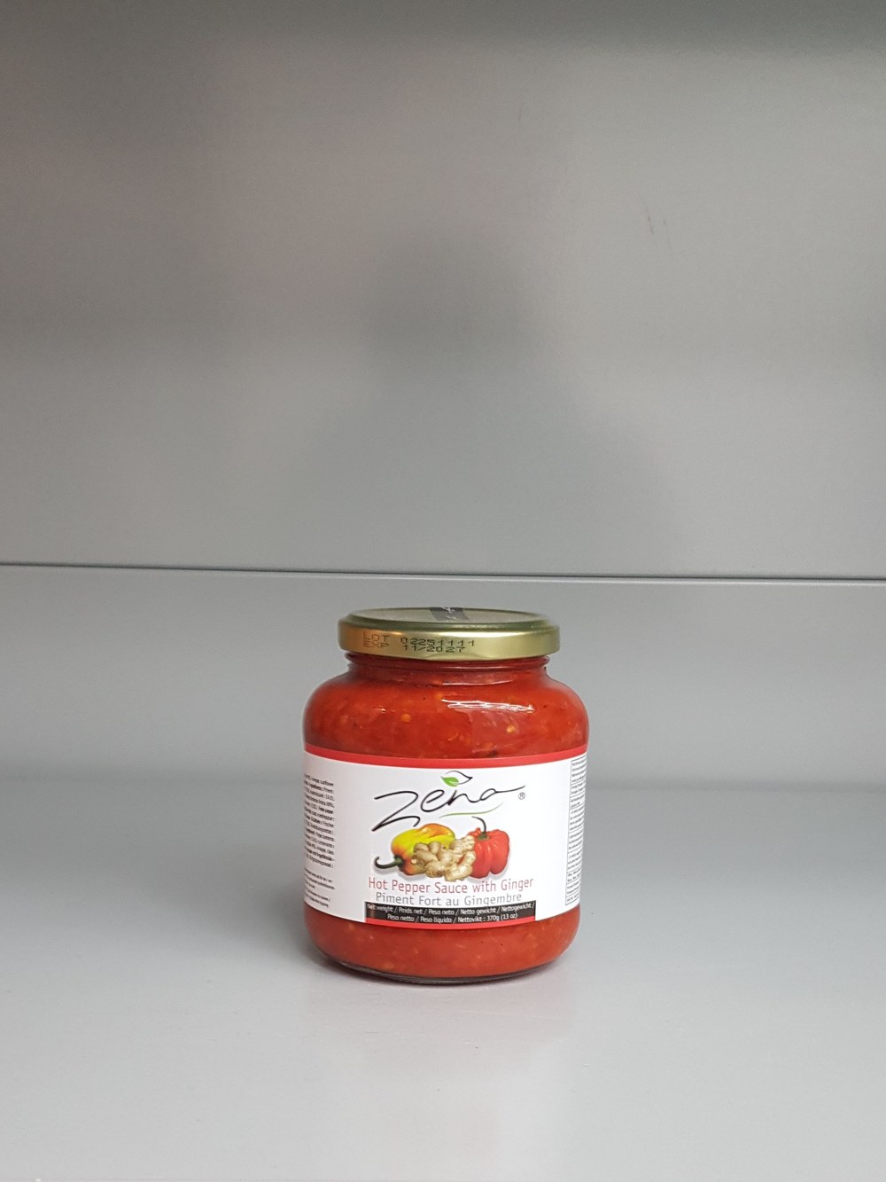 Zéro Scharfe Pfeffersauce mit Ingwer 420g