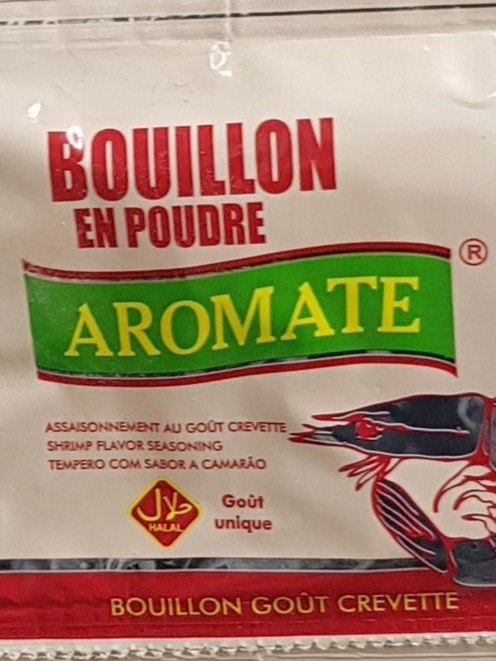 Aromat Brühe Geschmack Garnelenpulver