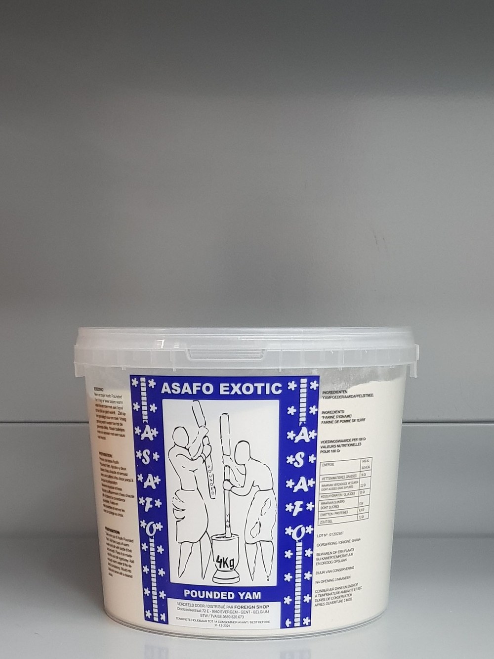 Asafo Exotic Pounded Yam 4kg