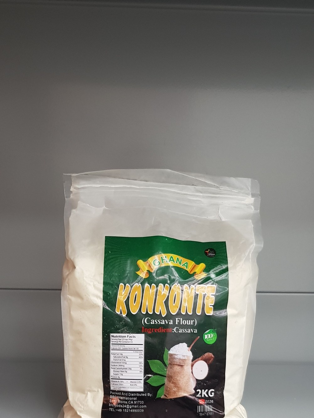 Elubo Konkonte Cassava Flour 1kg