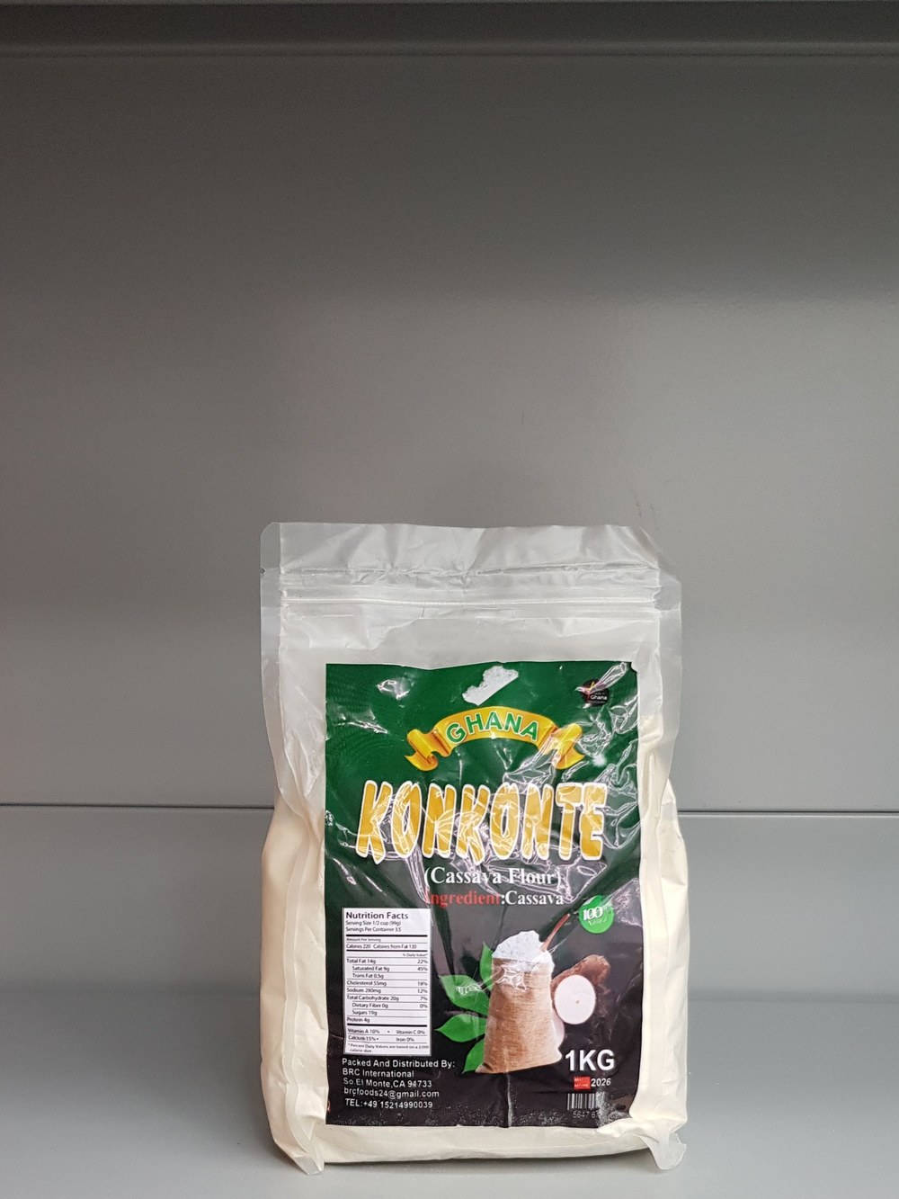 Ghana Konkonti Cassava Flour 1KG