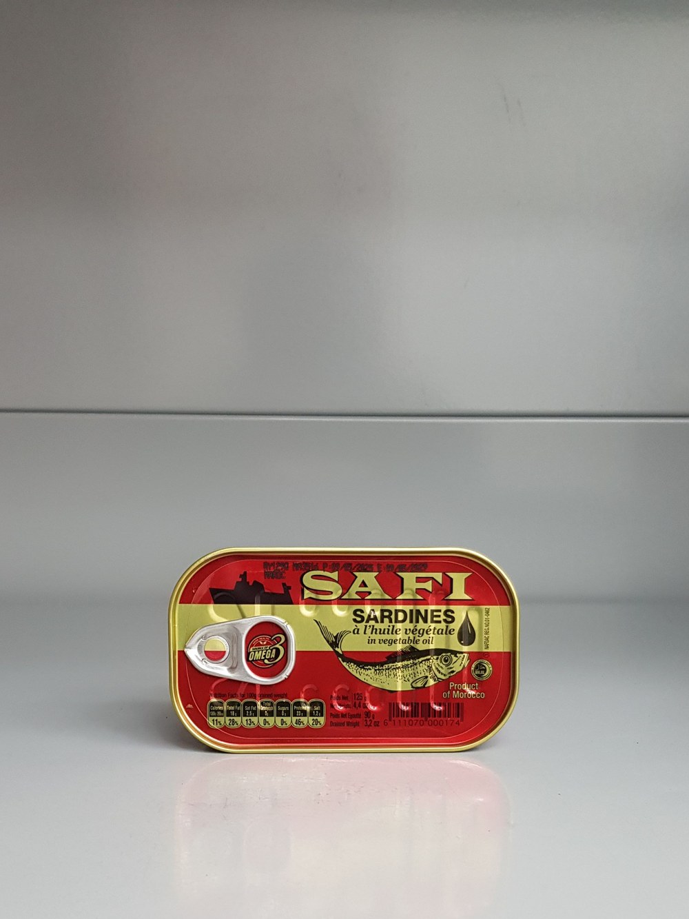 SAFI Sardinen in Pflanzenöl mit Chili 125g