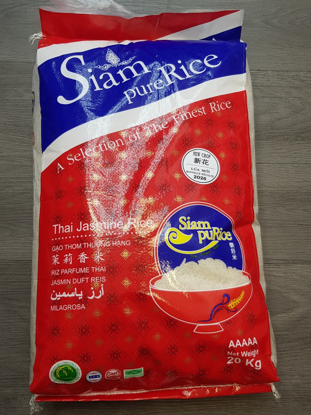 Siam Pure Thai Jasminreis 20kg
