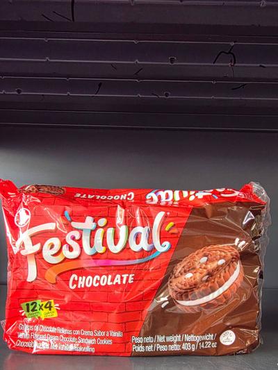 Schokoladenfestival - Kekse mit Vanillecremefüllung 403 g