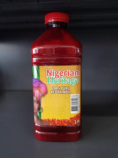 Nigerian Heritage Rotes Palmöl 2L