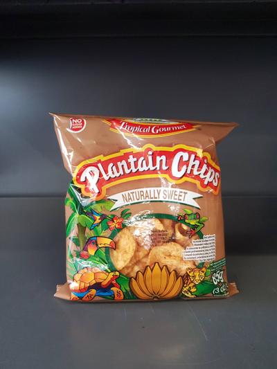 Tropical Gourmet Natürlich Süße Kochbananen-Chips 85g