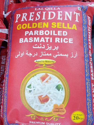 President Golden Sella Basmati Reis Parboiled - Lal Qilla