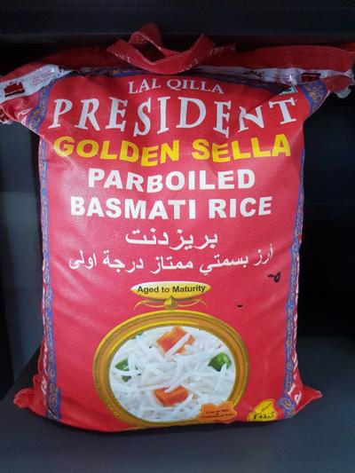 Lal Qilla President Golden Sella Basmati Reis 5kg