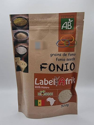 Bio Fonio & Soungouf Label Afrik - Fonio-Körner 500g + Hirsepulver 450g
