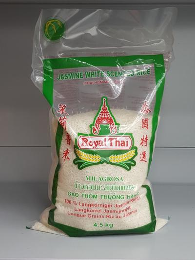 Royal Thai Jasmine White Scented Rice 4.5 kg