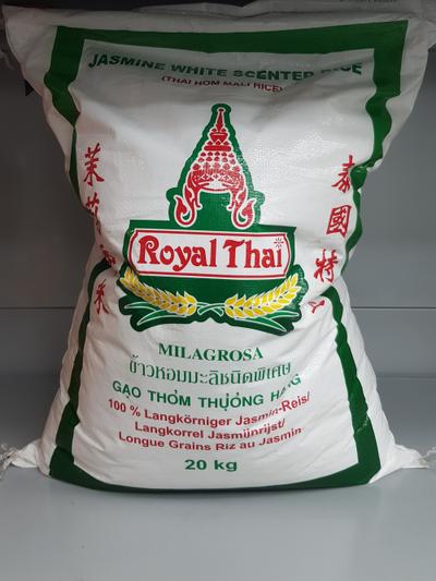 Royal Thai Milagrosa Jasmine Rice 20kg